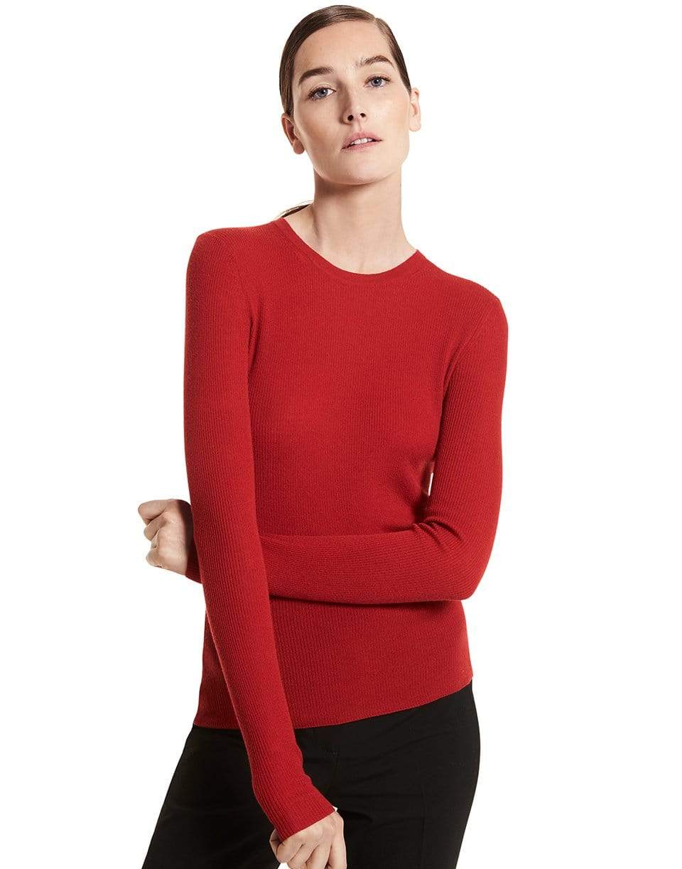 MICHAEL KORS-Hutton Ribbed Pullover Top-