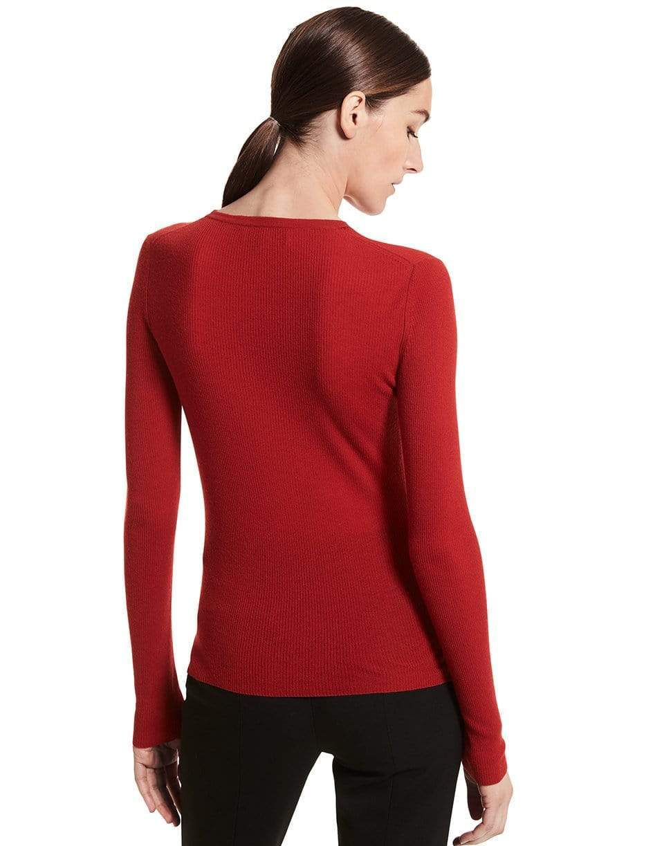 MICHAEL KORS-Hutton Ribbed Pullover Top-