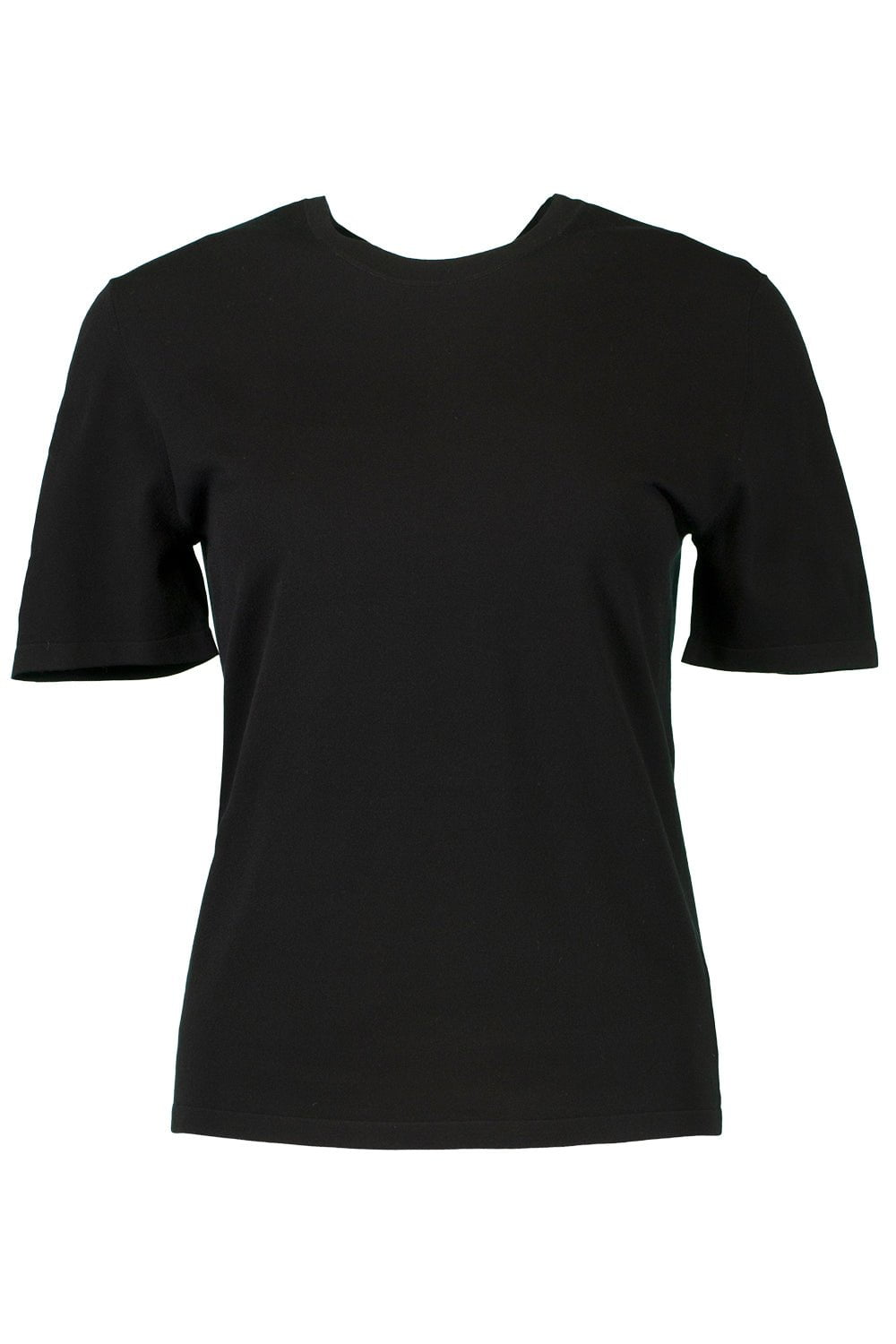 MICHAEL KORS-Crewneck Tee - Black-