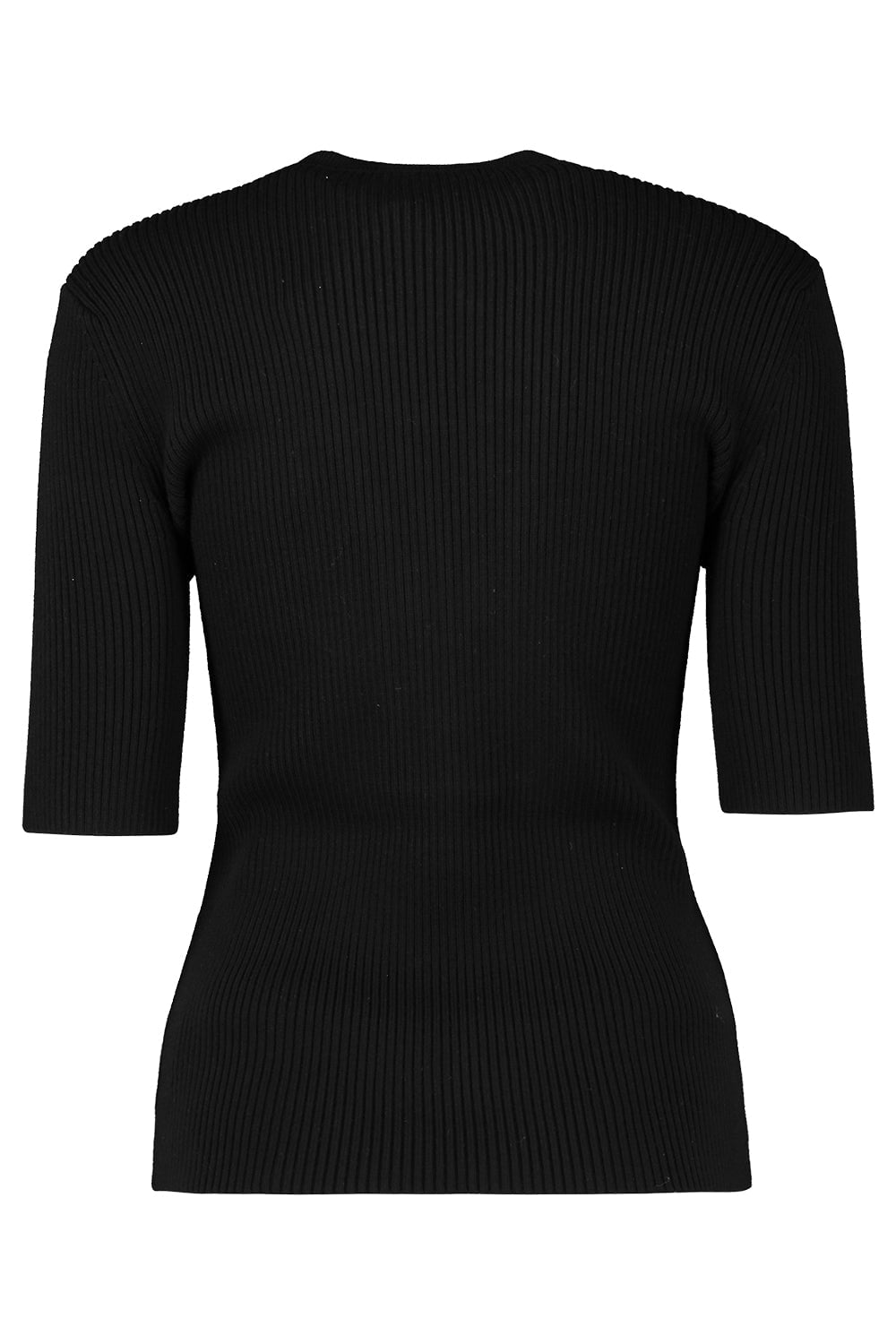 MICHAEL KORS-Lace Up Tee - Black-