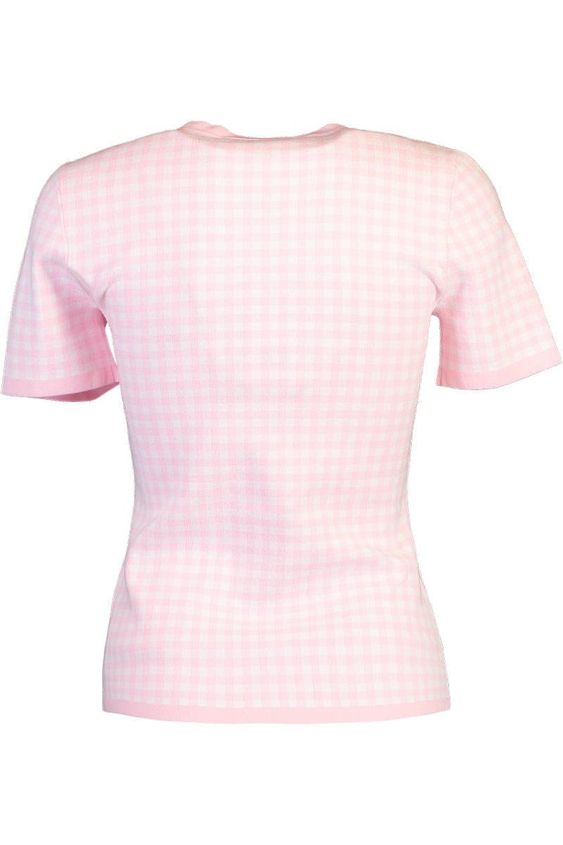 MICHAEL KORS-Gingham T Shirt-