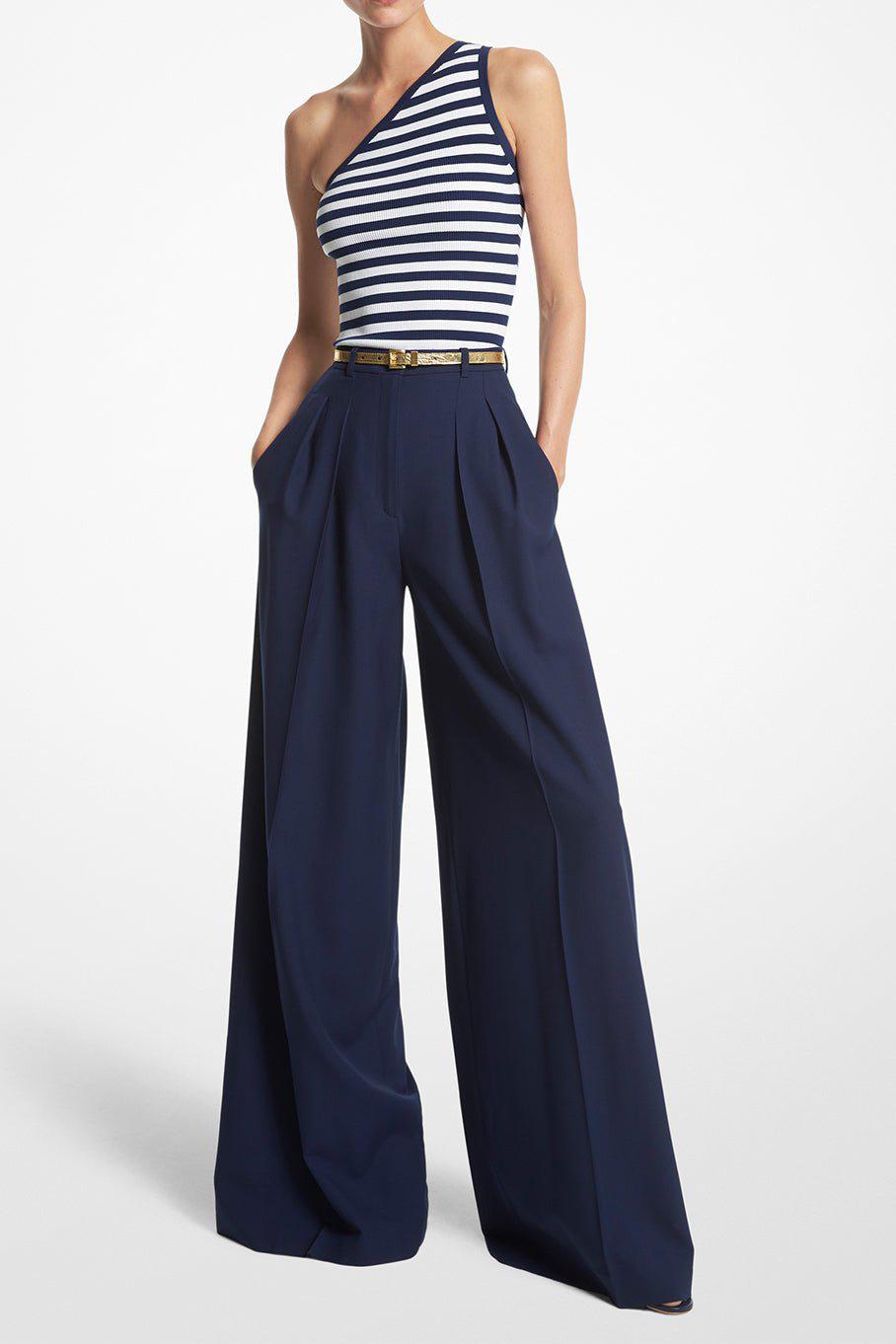 MICHAEL KORS-One Shoulder Tank Top-