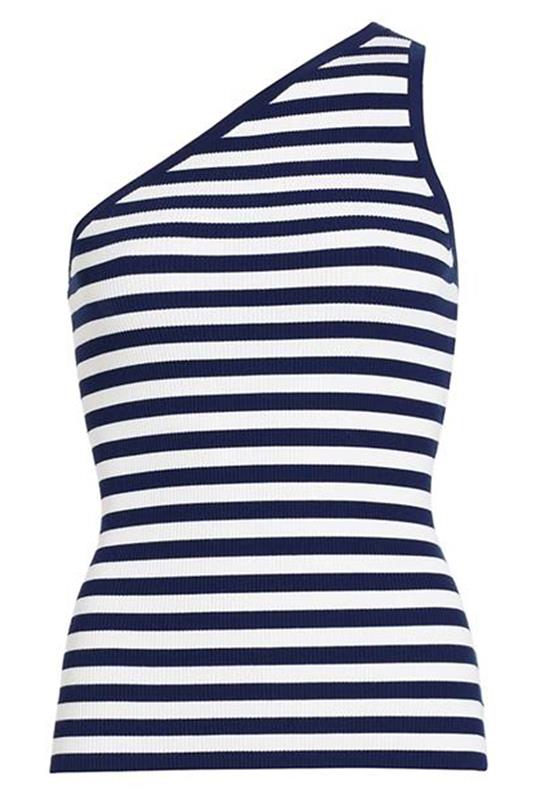 MICHAEL KORS-One Shoulder Tank Top-