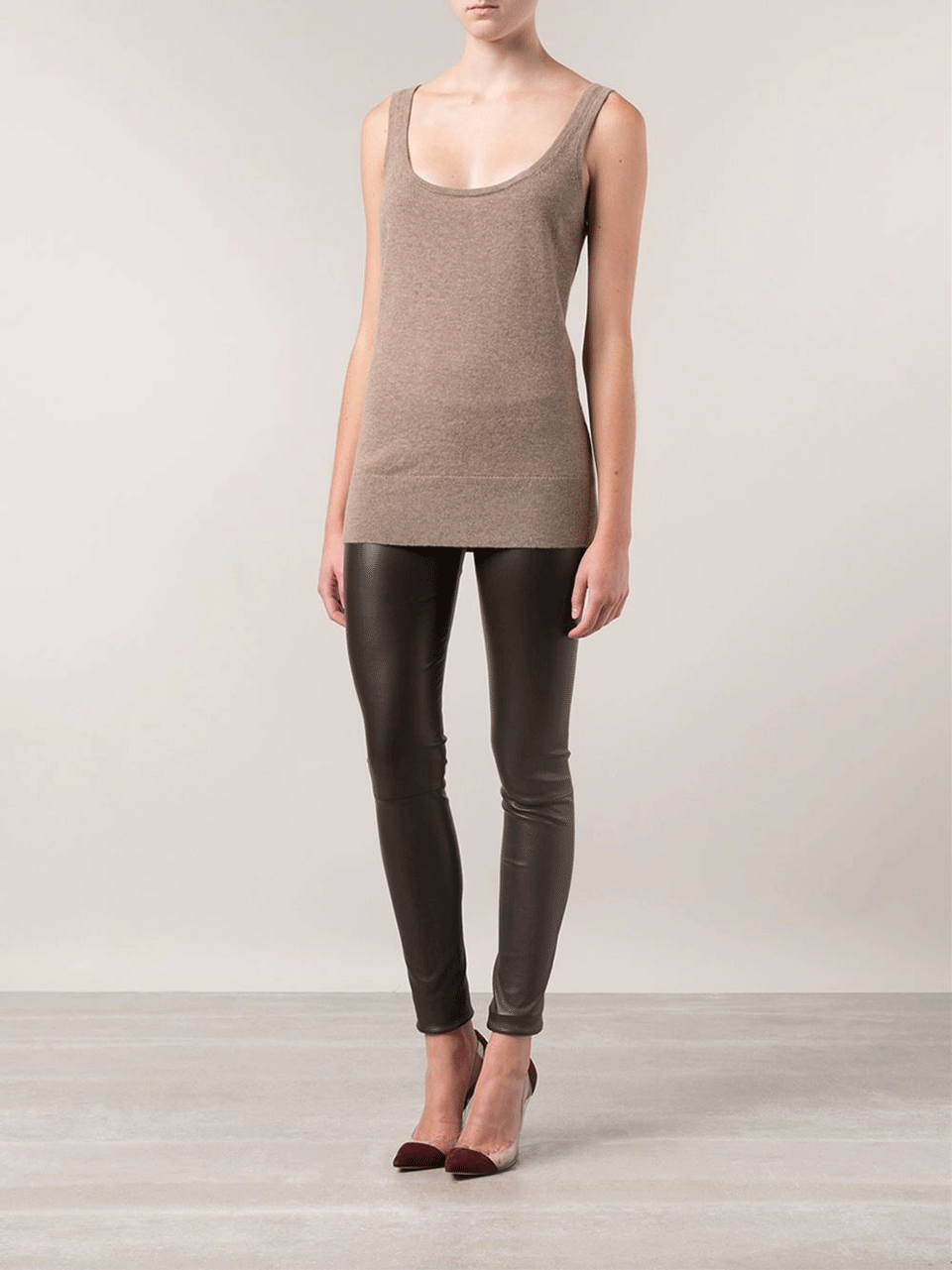 MICHAEL KORS-Cashmere Tank Top-