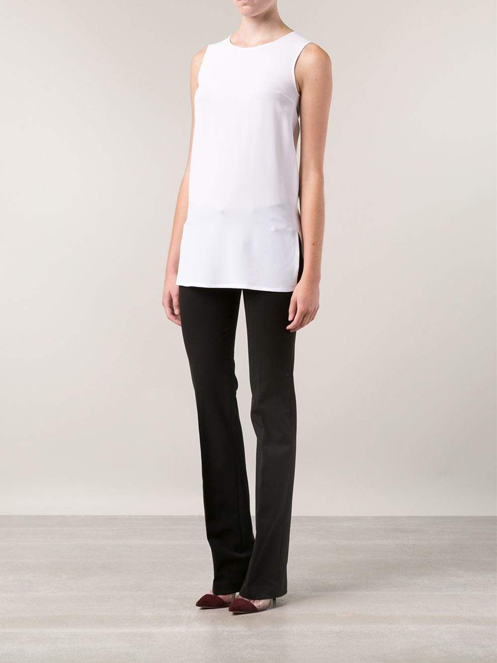 MICHAEL KORS-Long Silk Tank-