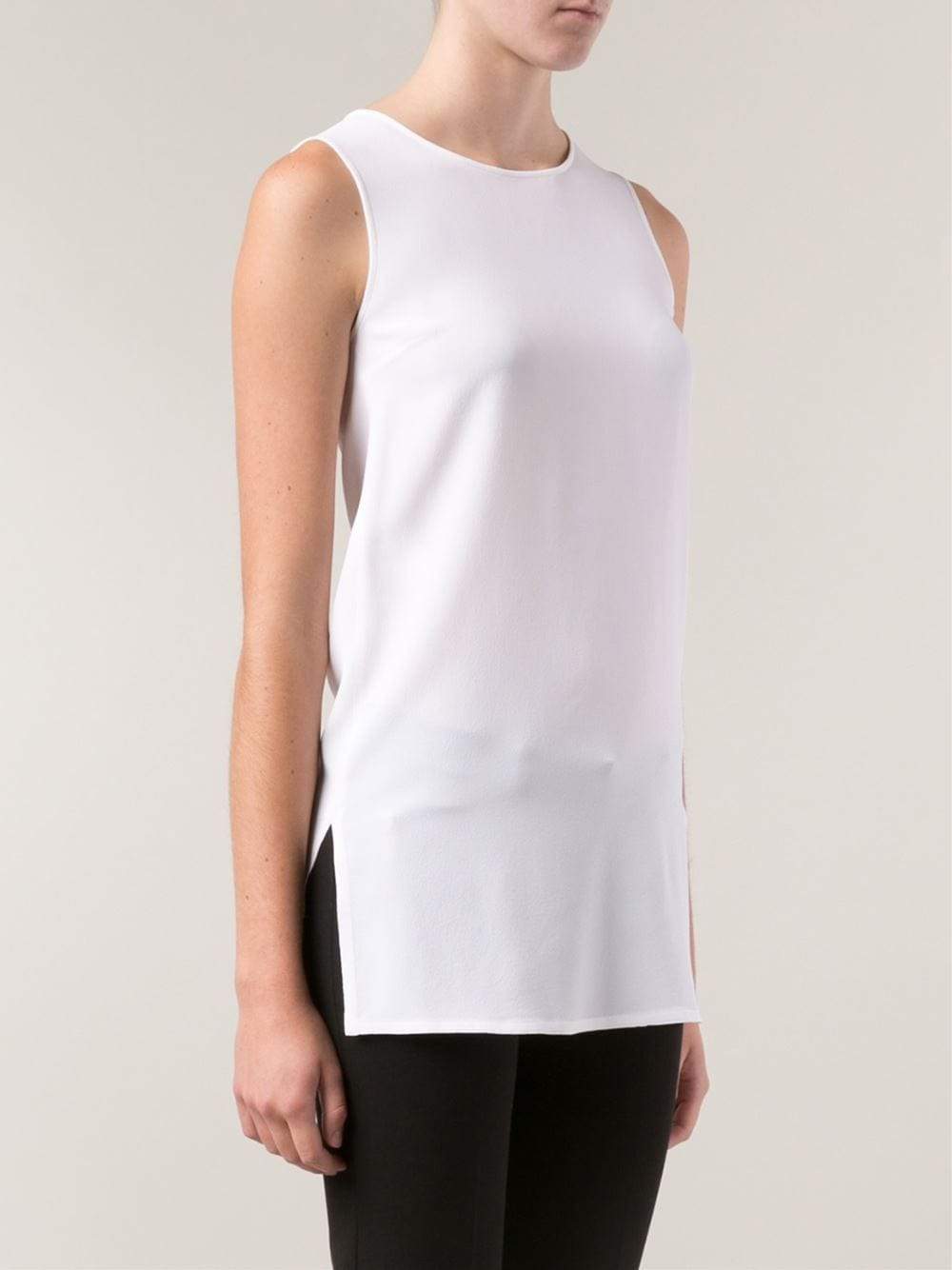 MICHAEL KORS-Long Silk Tank-