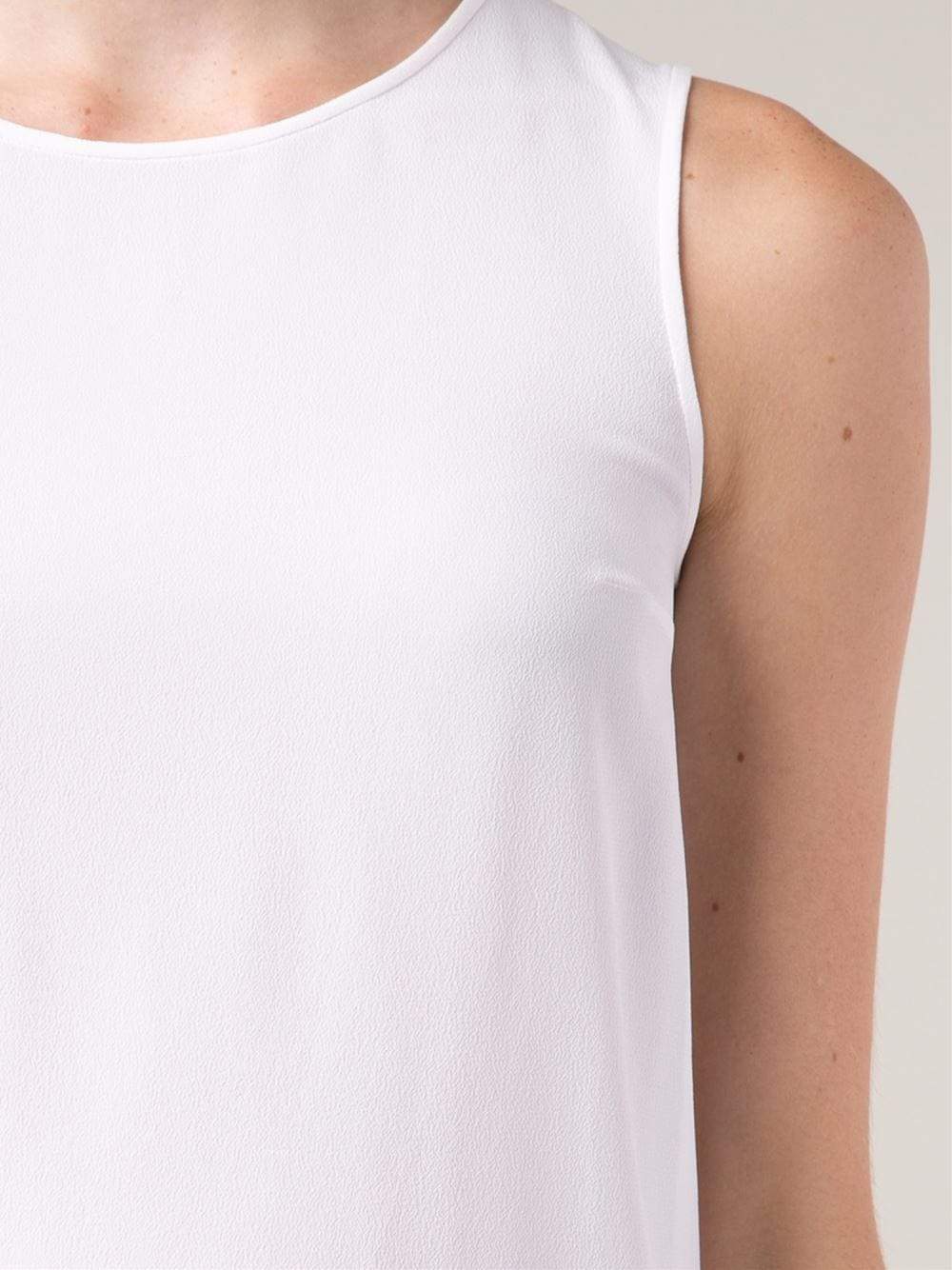 MICHAEL KORS-Long Silk Tank-