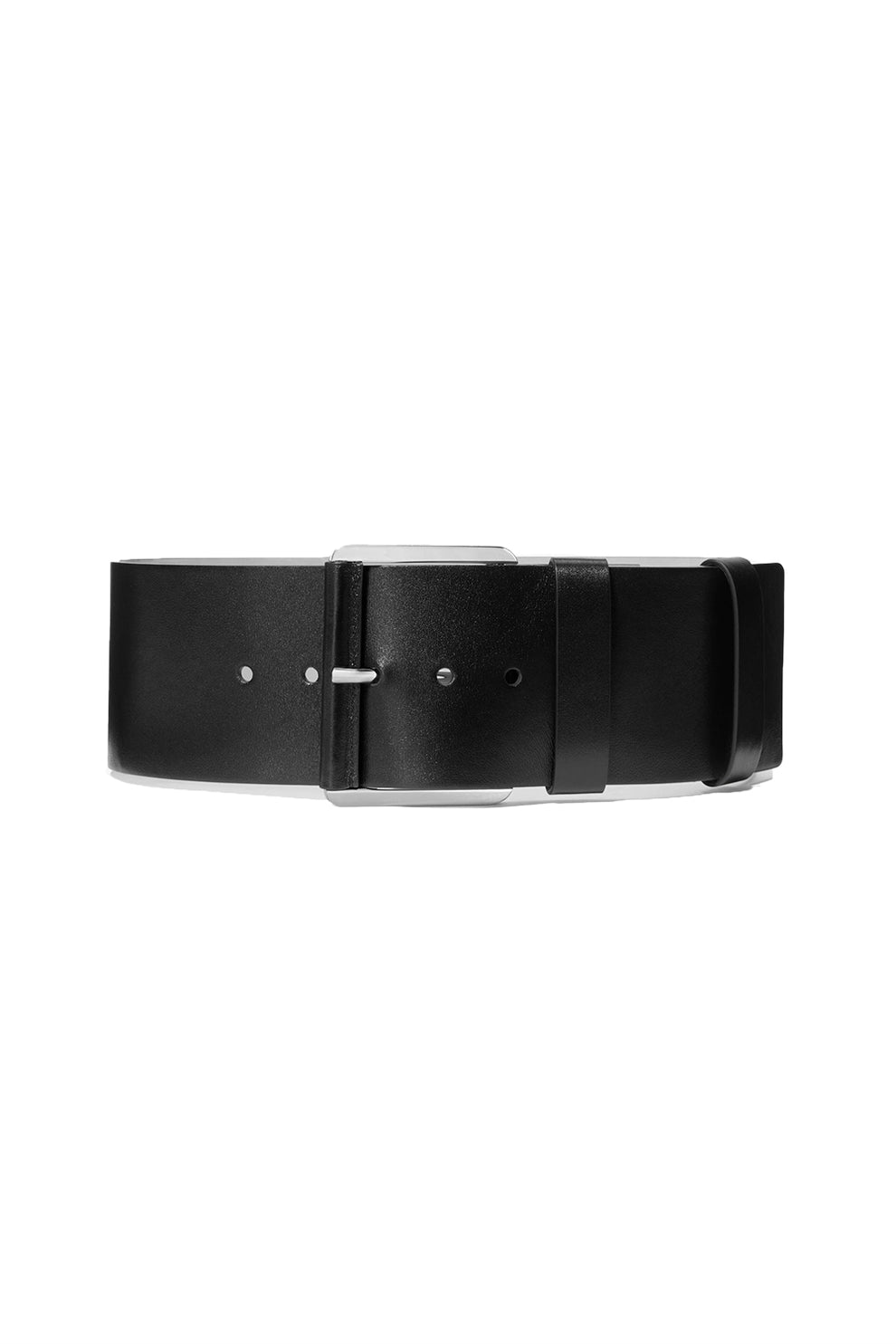 Michael Kors Collection Leather Belt Black