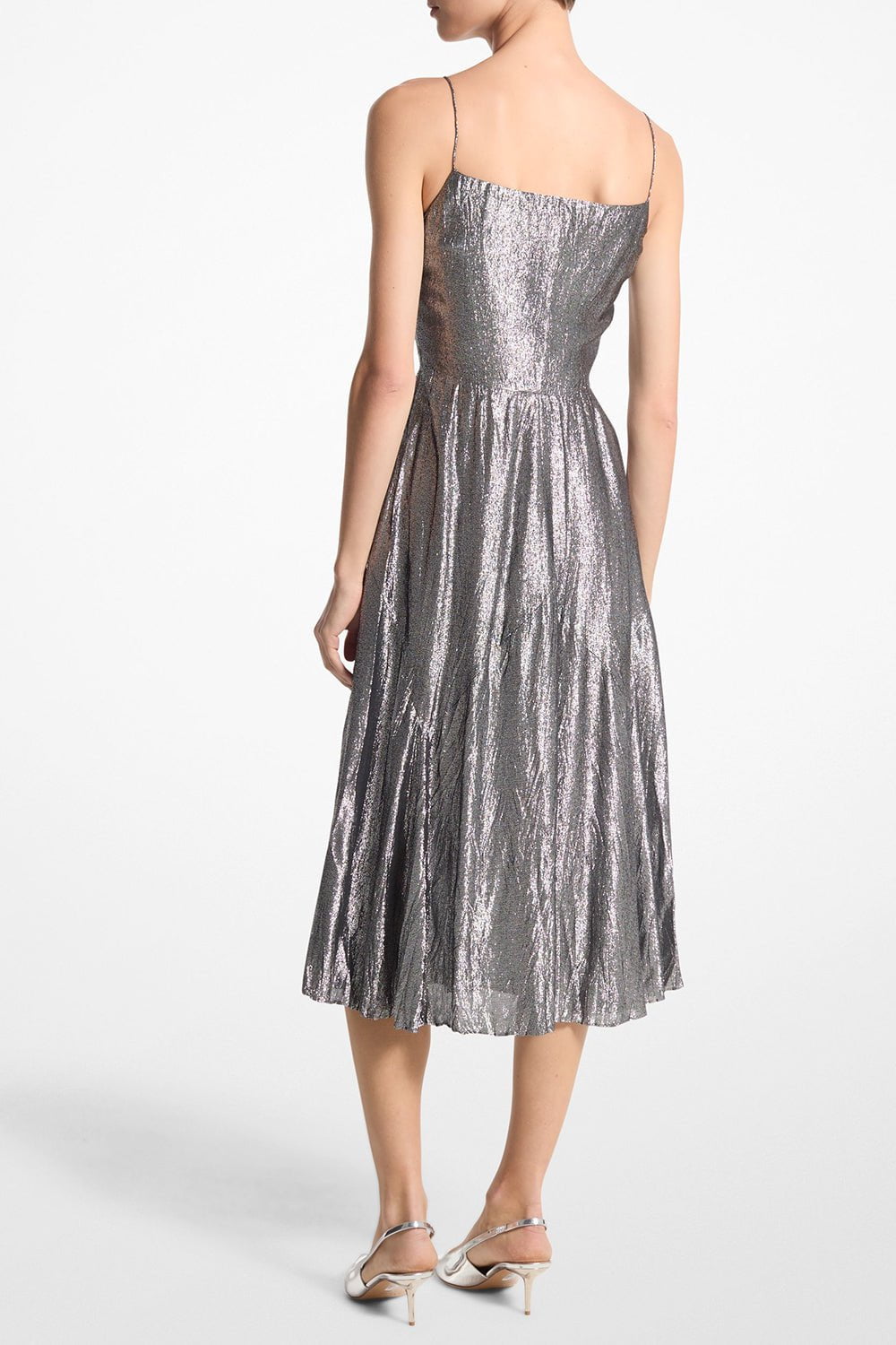 MICHAEL KORS COLLECTION-Crushed Tank Slip Dress-