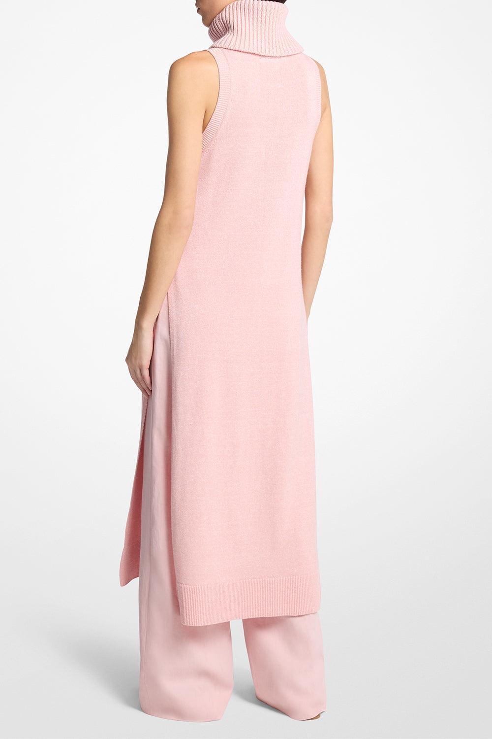 Sleeveless Cowl Neck Tunic-PINK-S-CLOTHINGDRESSCOCKTAIL-MICHAEL KORS COLLECTION