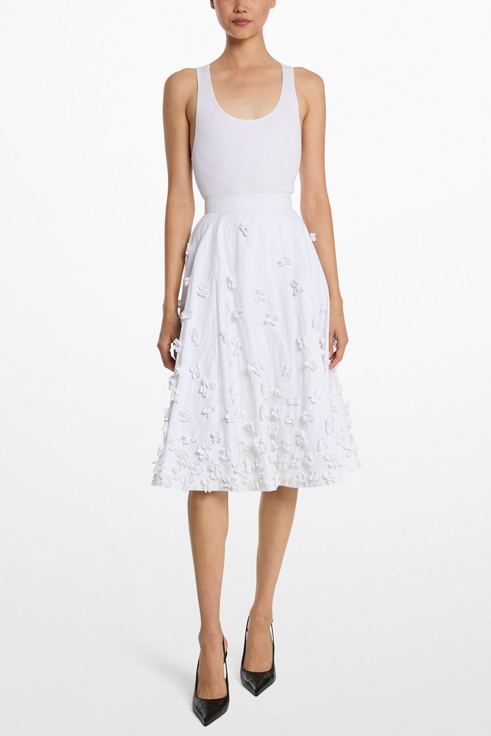 Embroidered Floral Circle Skirt | MICHAEL KORS COLLECTION Marissa Collections Embroidered Floral Circle Skirt | MICHAEL KORS COLLECTION Marissa Collections