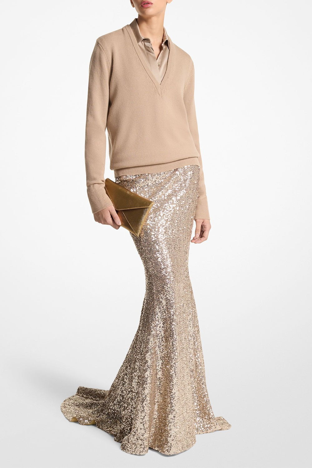 MICHAEL KORS COLLECTION-Hansen Shirt - Sand-