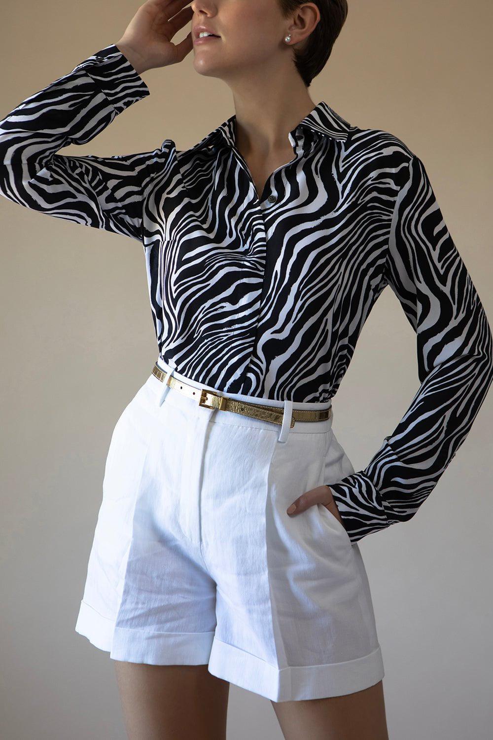 MICHAEL KORS COLLECTION-Hansen Shirt - Zebra-