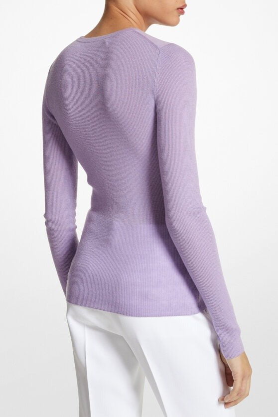 MICHAEL KORS COLLECTION-Hutton Pullover - Freesia-