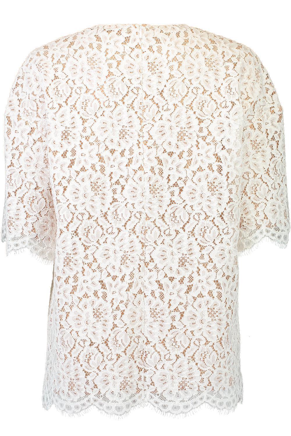 Floral Oversized Crewneck Tee-OPTIC WH-S-CLOTHINGTOPT-SHIRT-MICHAEL KORS COLLECTION