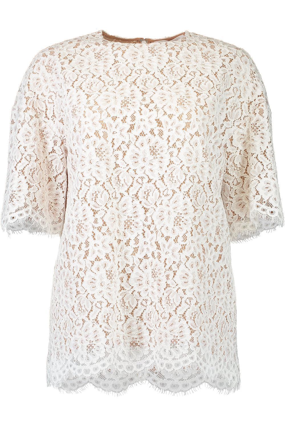 Floral Oversized Crewneck Tee-OPTIC WH-S-CLOTHINGTOPT-SHIRT-MICHAEL KORS COLLECTION