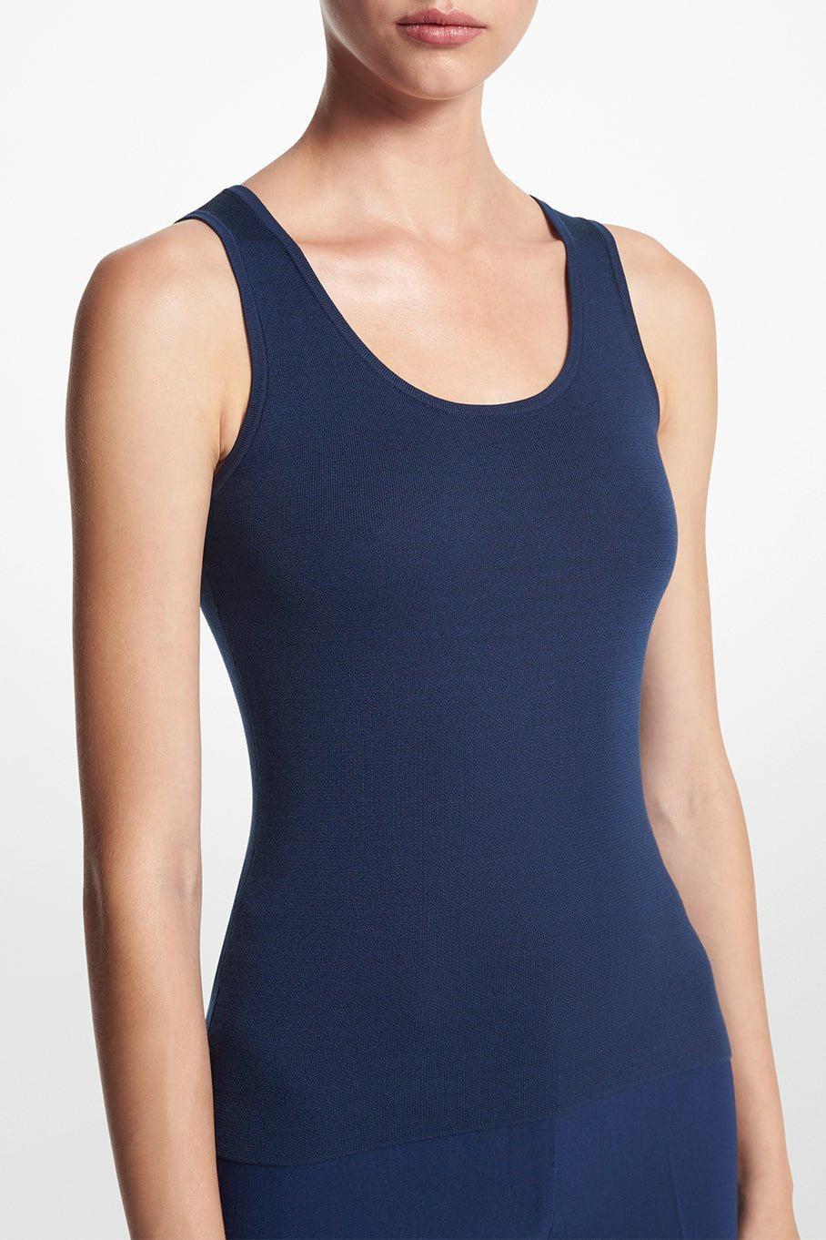 MICHAEL KORS COLLECTION-Interlock Tank - Navy-