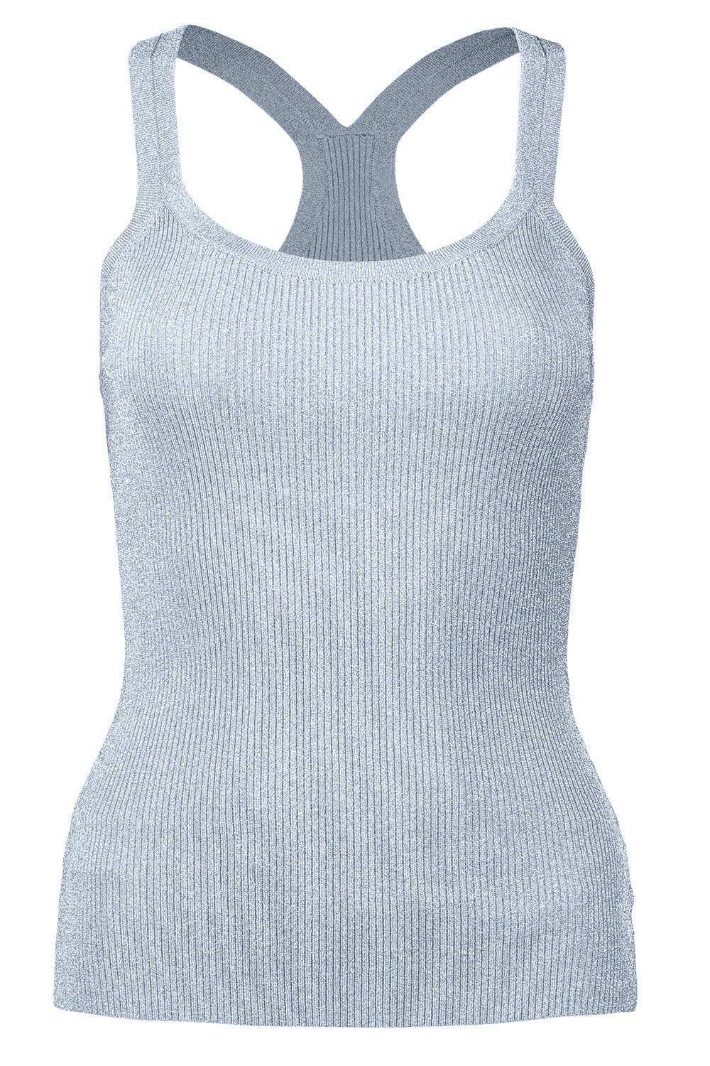 Ribbed Racer Tank | MICHAEL KORS COLLECTION – Marissa Collections
