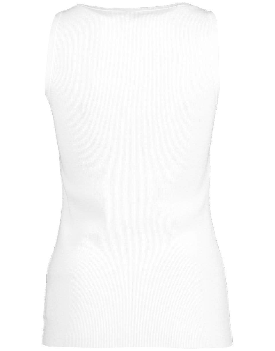 MICHAEL KORS COLLECTION-Ribbed Tank top - White-