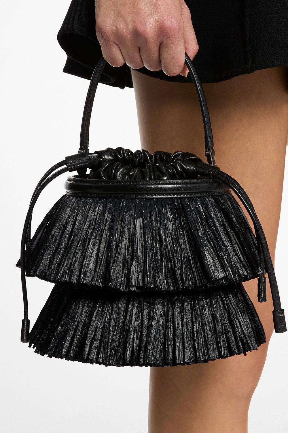 Mini Ischia Bucket Bag - Black | MICHAEL KORS COLLECTION – Marissa