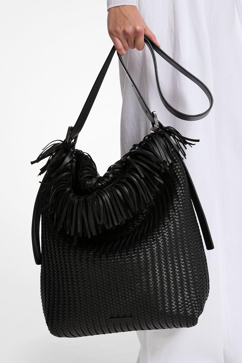 Kiera Hobo Bag - Natural Black-NAT/BLK-HANDBAGSHOULDER-MICHAEL KORS COLLECTION