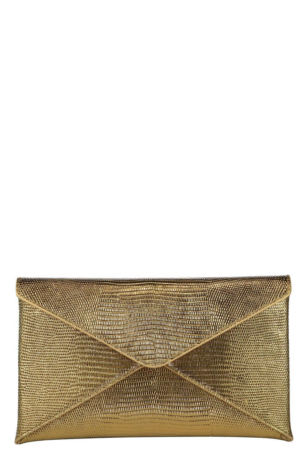 Mia Clutch-GOLD-O/S-HANDBAGCLUTCHES-MICHAEL KORS COLLECTION