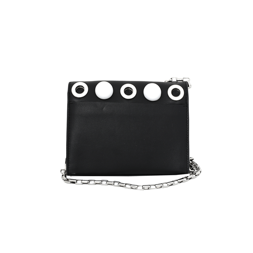 MICHAEL KORS-Yasmeen Domes Grommets Bag-BLACK