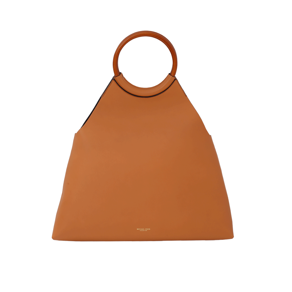 MICHAEL KORS-Cooper Ring Tote-RATTAN