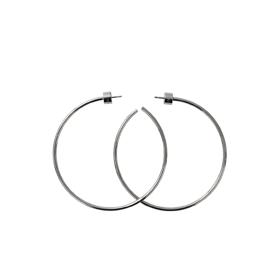 MICHAEL KORS JEWELRY-Skinny Hoop Earrings-SILVER