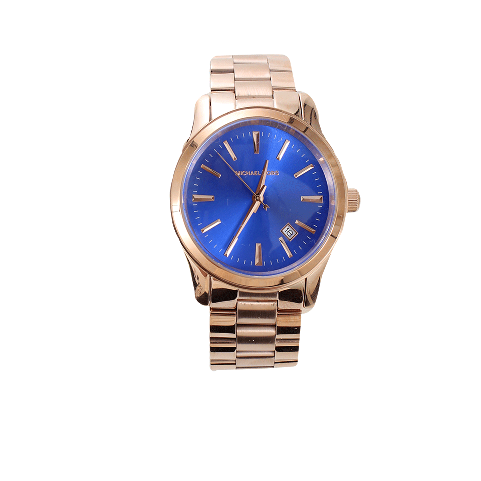 MICHAEL KORS WATCH-Preppy Chic Bailey Watch-NAVY/GLD