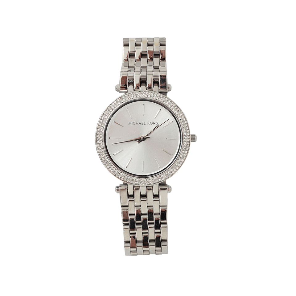 Darci Pave Silver-Tone Watch | MICHAEL KORS WATCH – Marissa Collections