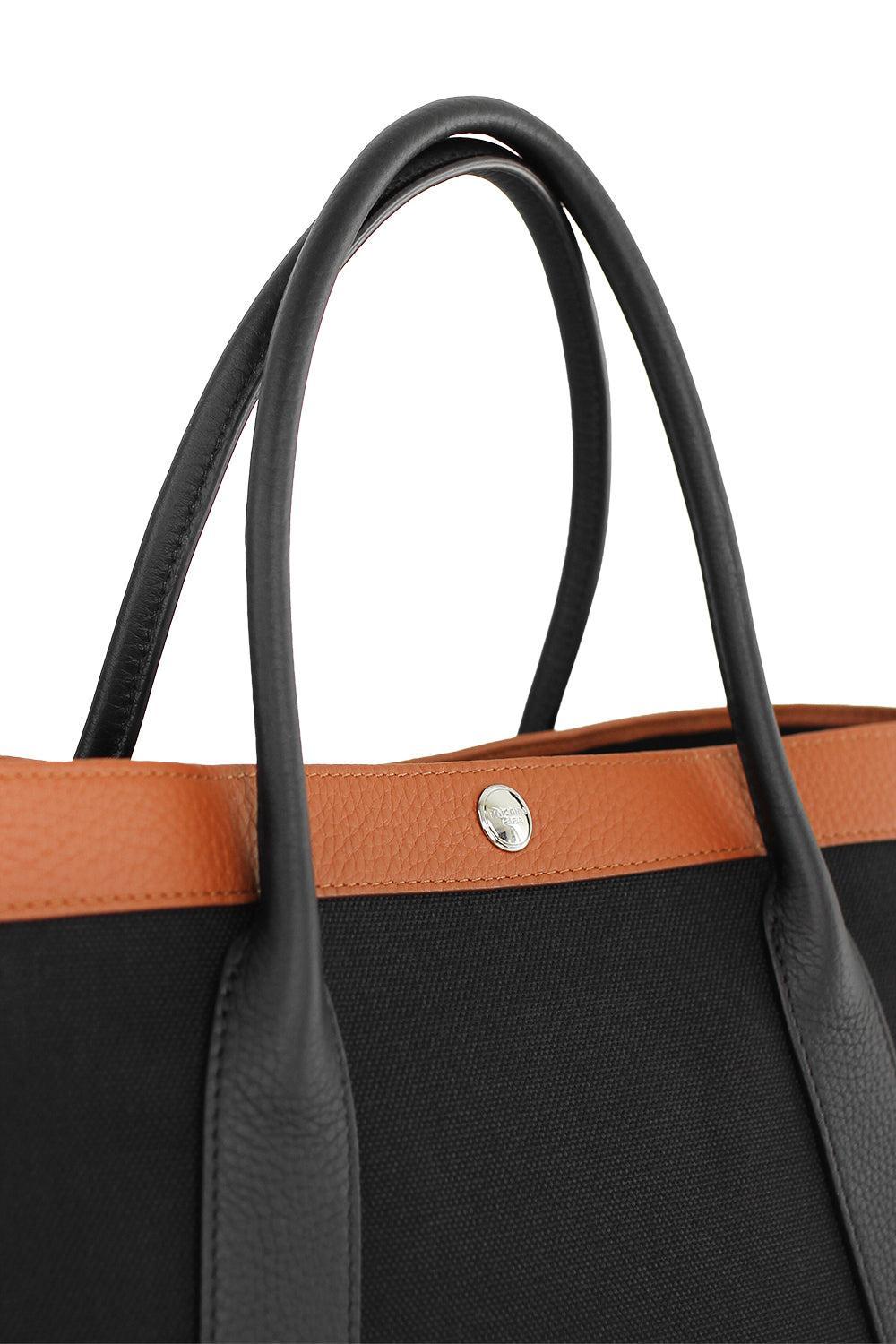 Seine 30 Medium Bag - Black Gold-BLACK-HANDBAGTOP HANDLE-MICHINO