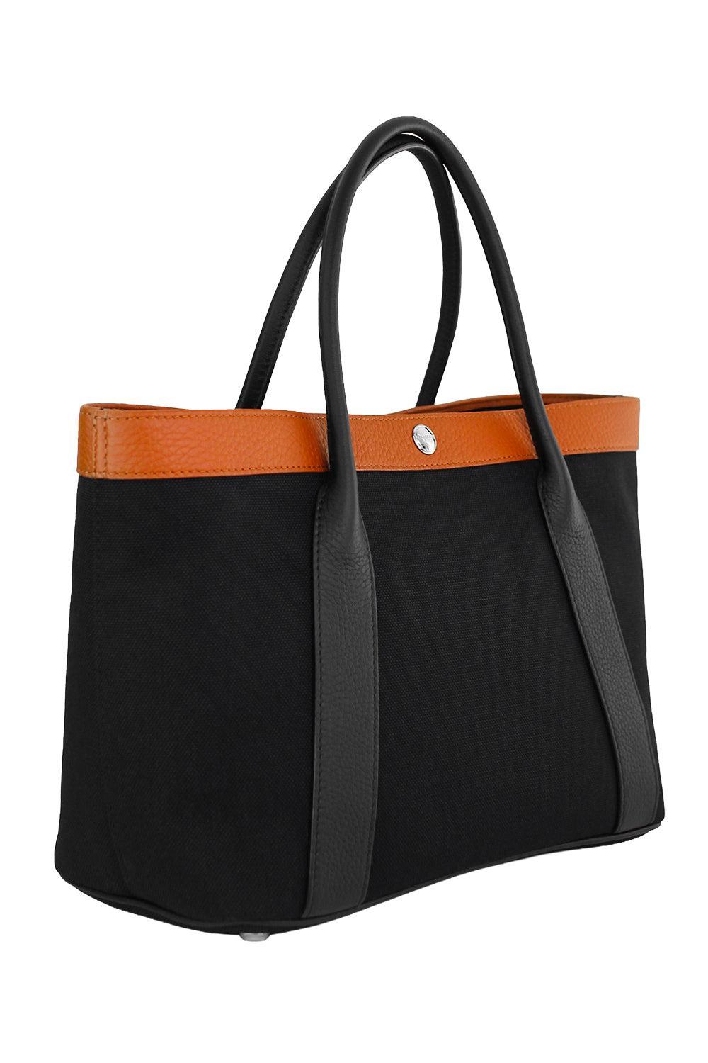 Seine 30 Medium Bag - Black Gold-BLACK-HANDBAGTOP HANDLE-MICHINO