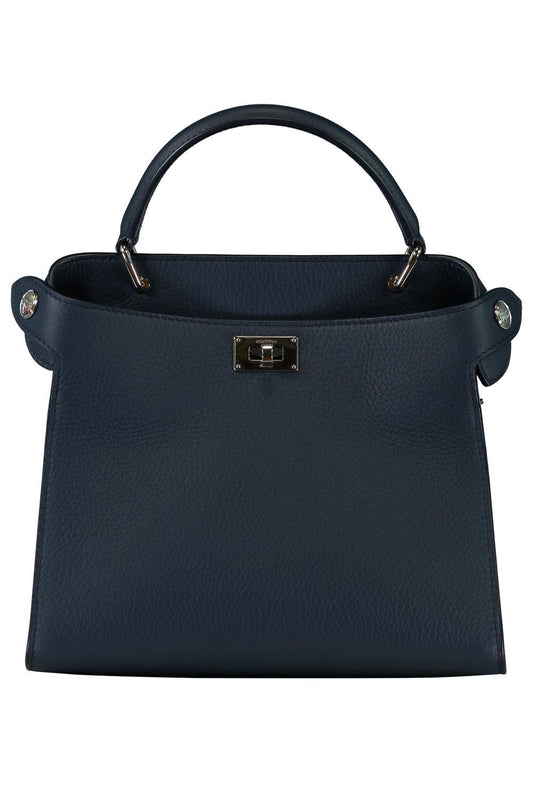 Lutece Mini Bag - Navy-BLUE-HANDBAGTOP HANDLE-MICHINO