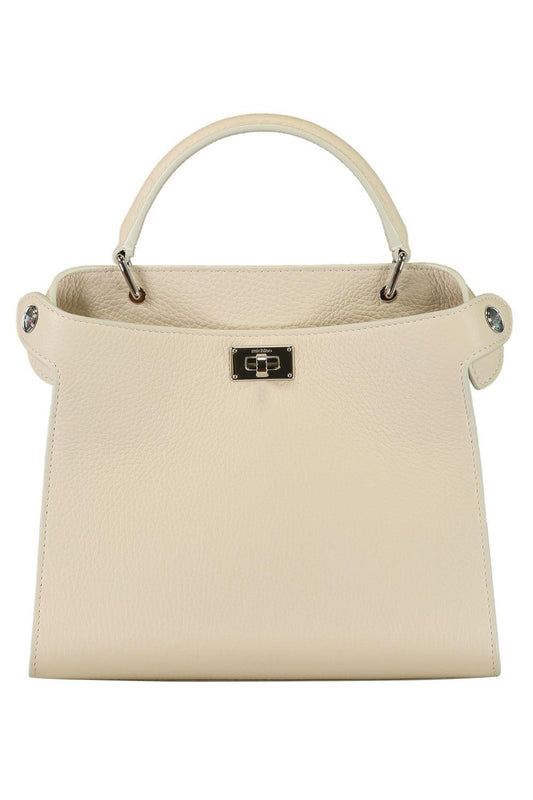 Lutece Mini Bag - Ivory-CREAM-HANDBAGTOP HANDLE-MICHINO