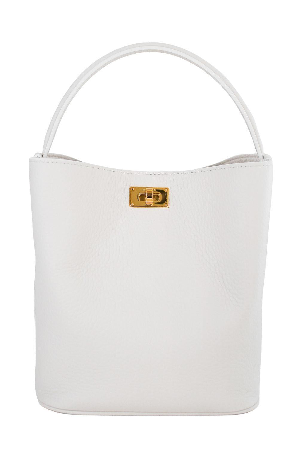 Odeon Mini Bag - Craie Gold-CREAM-HANDBAGTOP HANDLE-MICHINO