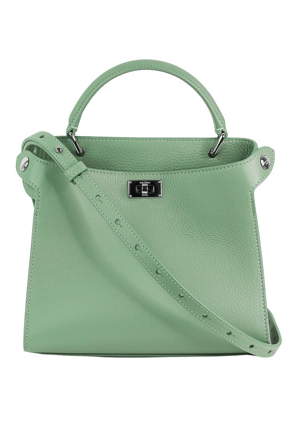 Lutece Mini Bag - Green-GREEN-HANDBAGTOP HANDLE-MICHINO