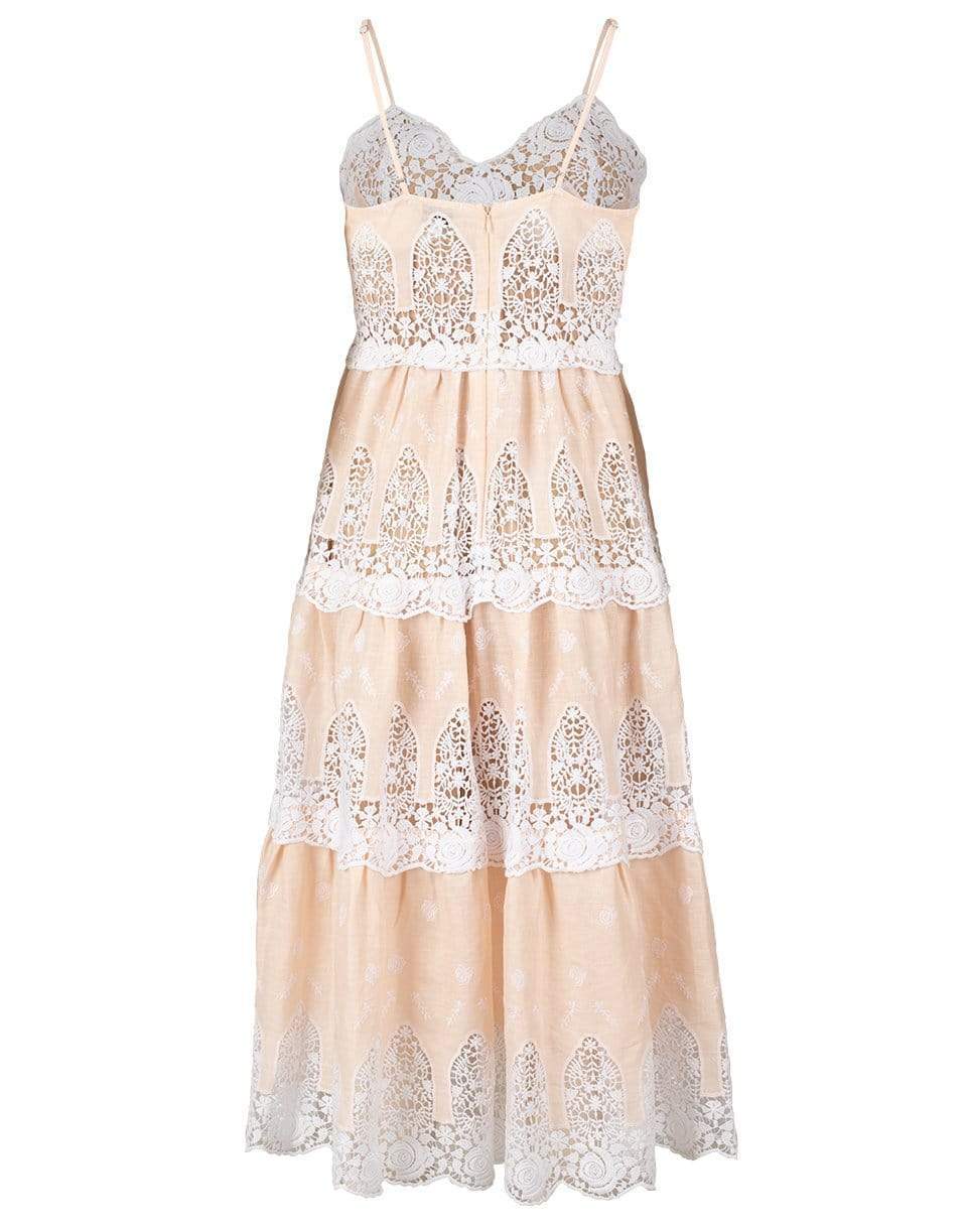 MIGUELINA-Lotte Honey Glow Linen Dress-