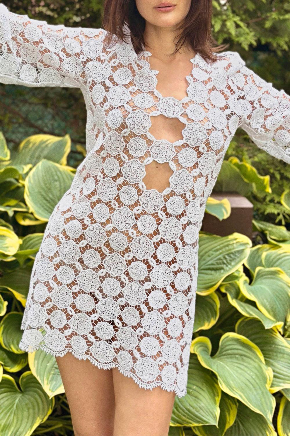 Doily Lace Coverup Dress | MIGUELINA Marissa Collections Doily Lace Coverup Dress | MIGUELINA Marissa Collections
