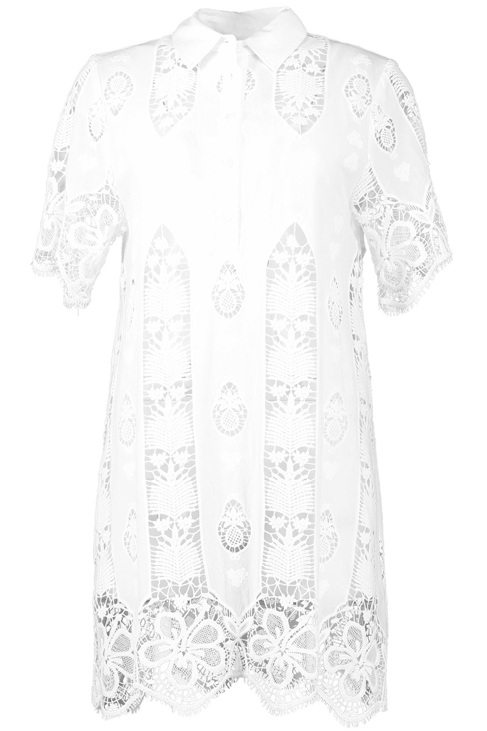 Elle Dress-PURE WHI-XS-CLOTHINGDRESSCASUAL-MIGUELINA