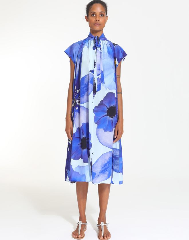 MIMI LIBERTE-Blue Flower Caroline Dress-