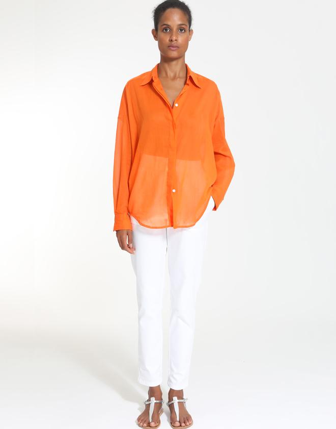 MIMI LIBERTE-Tangerine Isa Blouse-