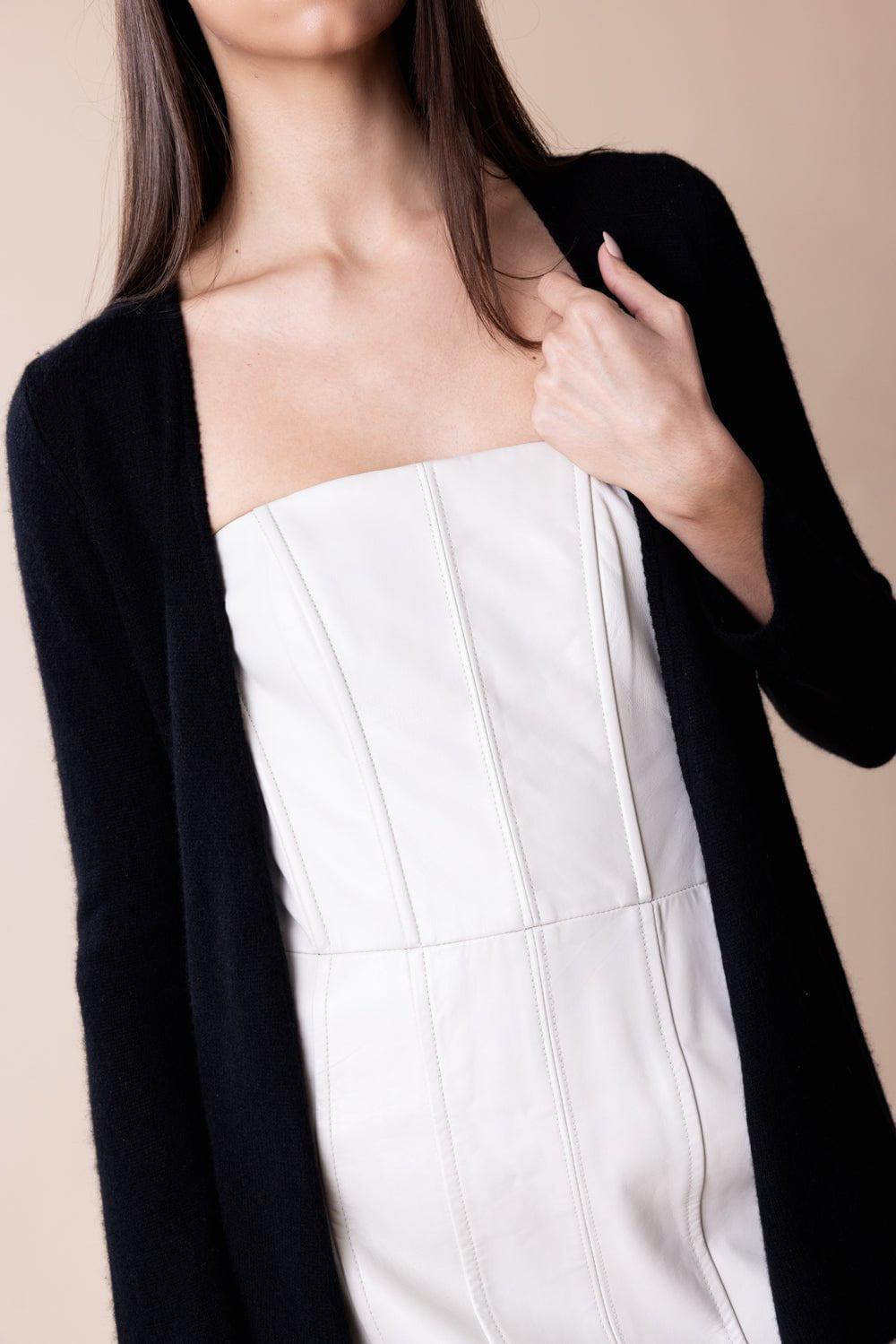 MINNIE ROSE-Classic Cardigan - Black-