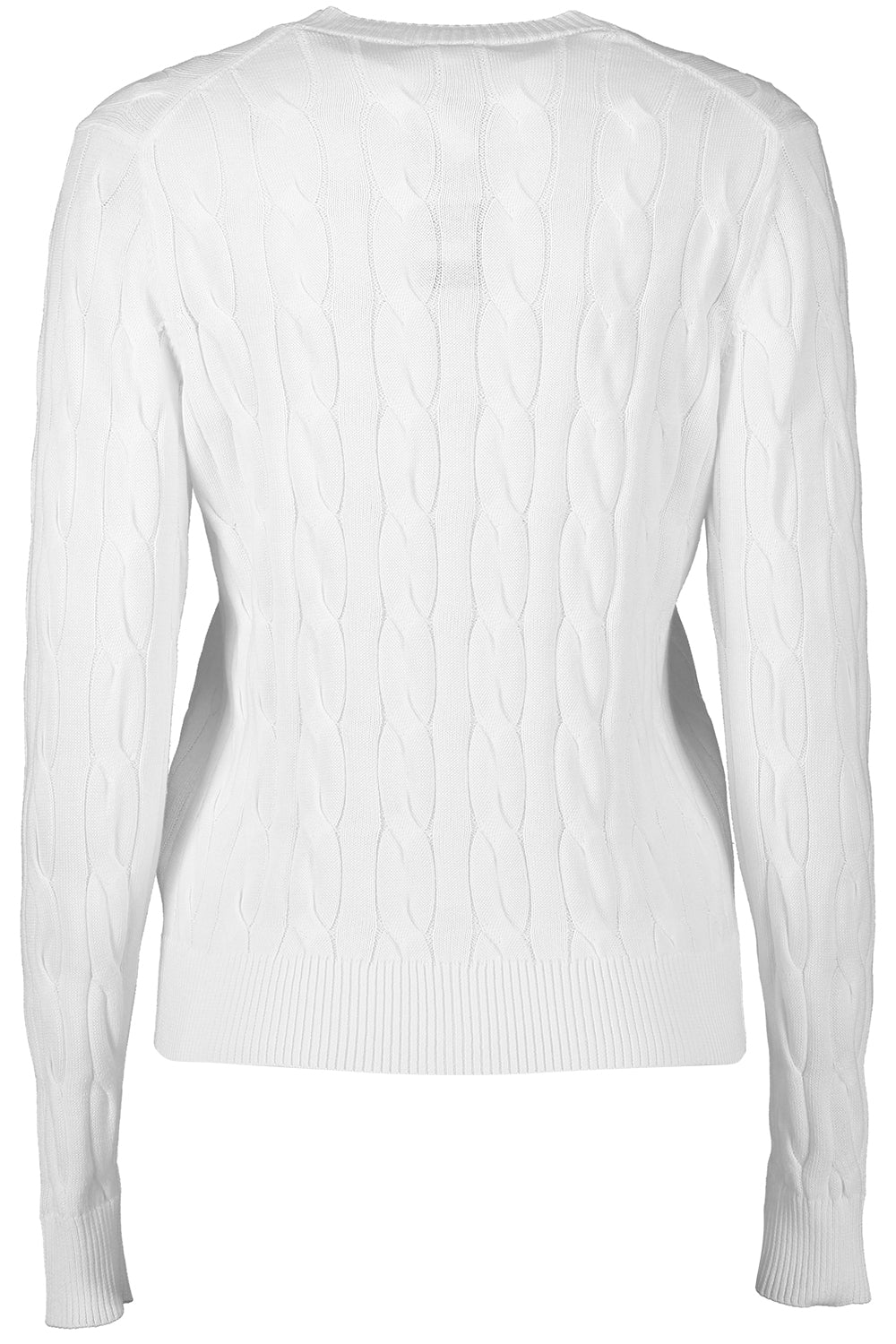 Classic Cable Knit Cardigan-WHITE-XS-CLOTHINGTOPCARDIGAN-MINNIE ROSE