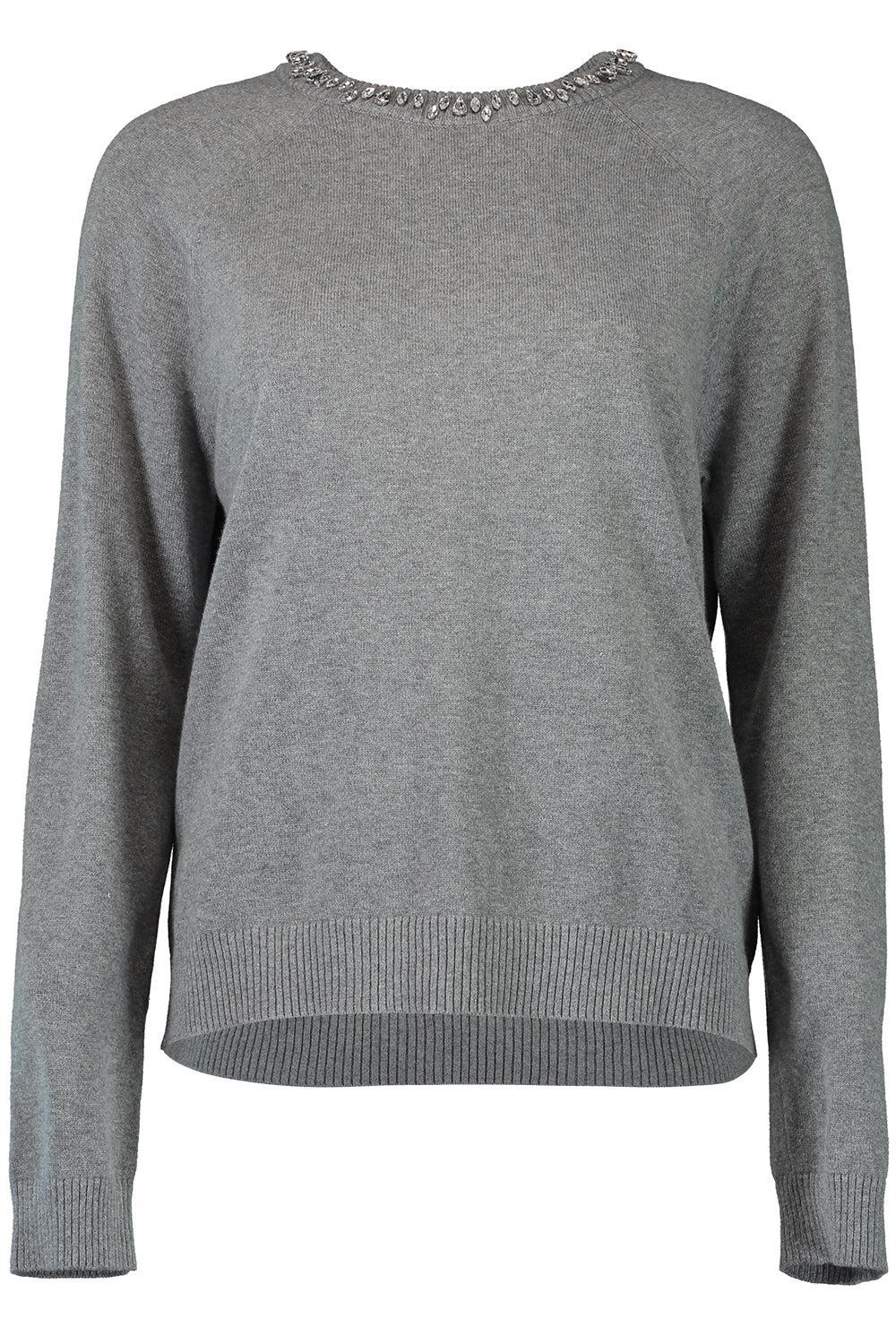 Raglan Crewneck - Grey Shadow-GRYSHDW-XS-CLOTHINGTOPKNITS-MINNIE ROSE