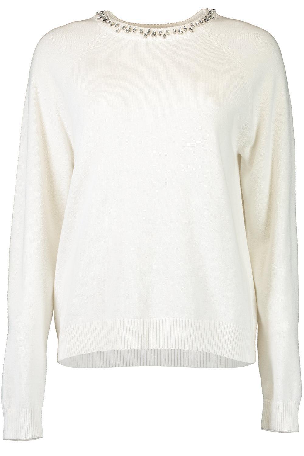 Raglan Crewneck - White-WHITE-XS-CLOTHINGTOPKNITS-MINNIE ROSE