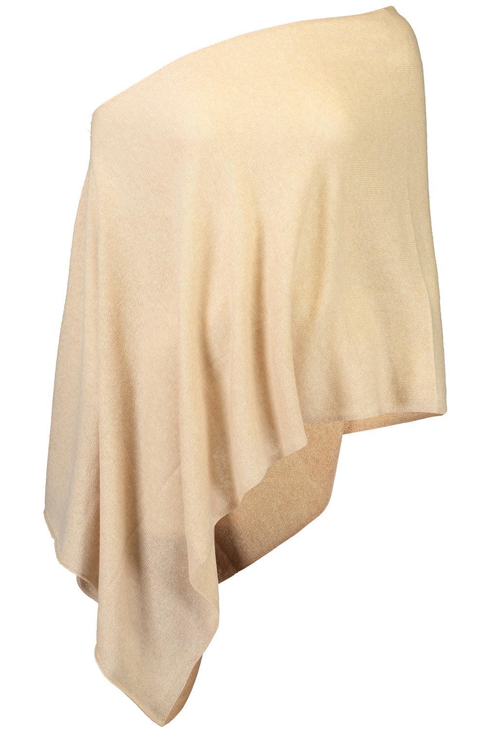 Ruana Cashmere Poncho Cape - Brown Sugar-BROWN SUGAR-O/S-CLOTHINGTOPPONCHO-MINNIE ROSE