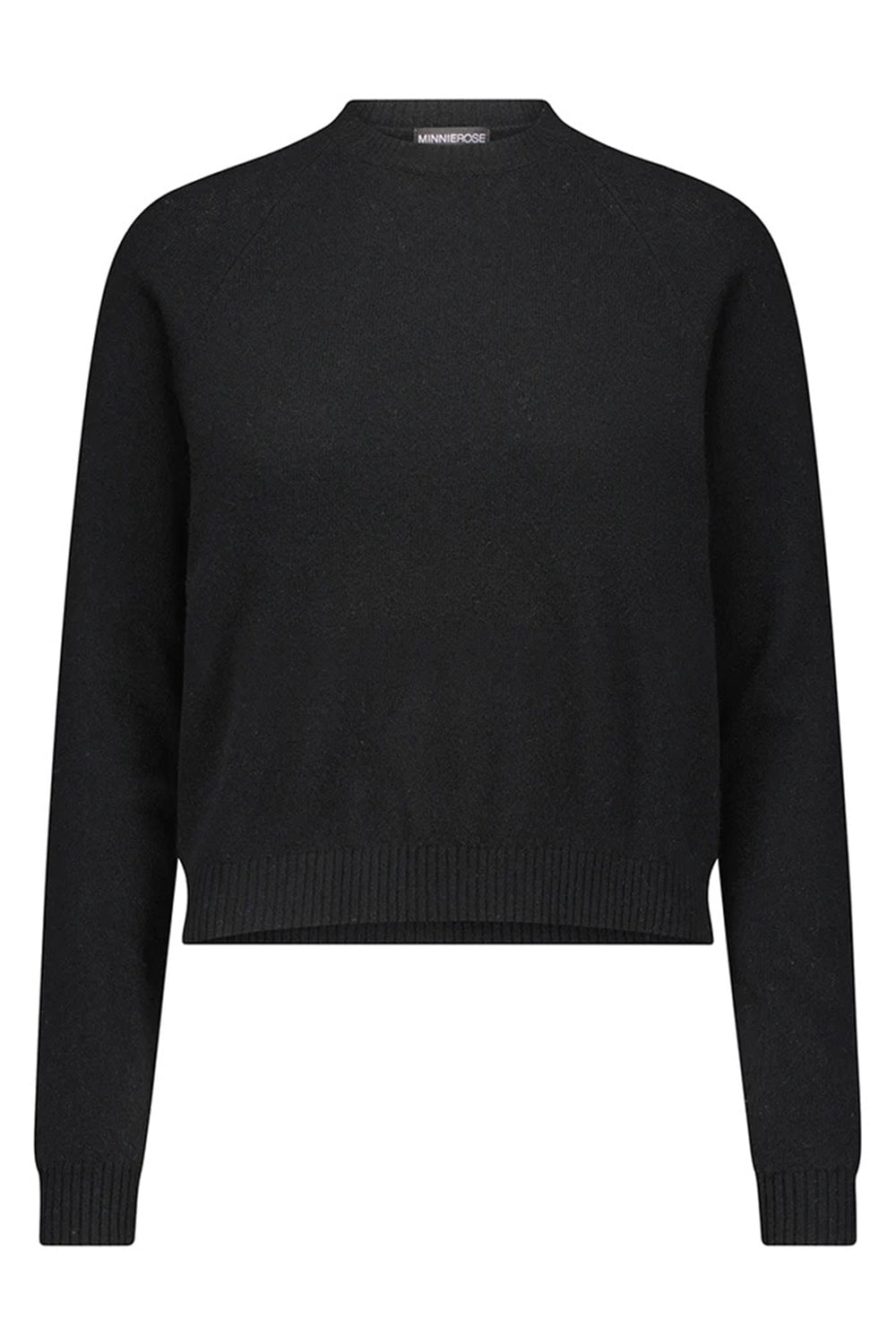 MINNIE ROSE-Classic Crewneck - Black-