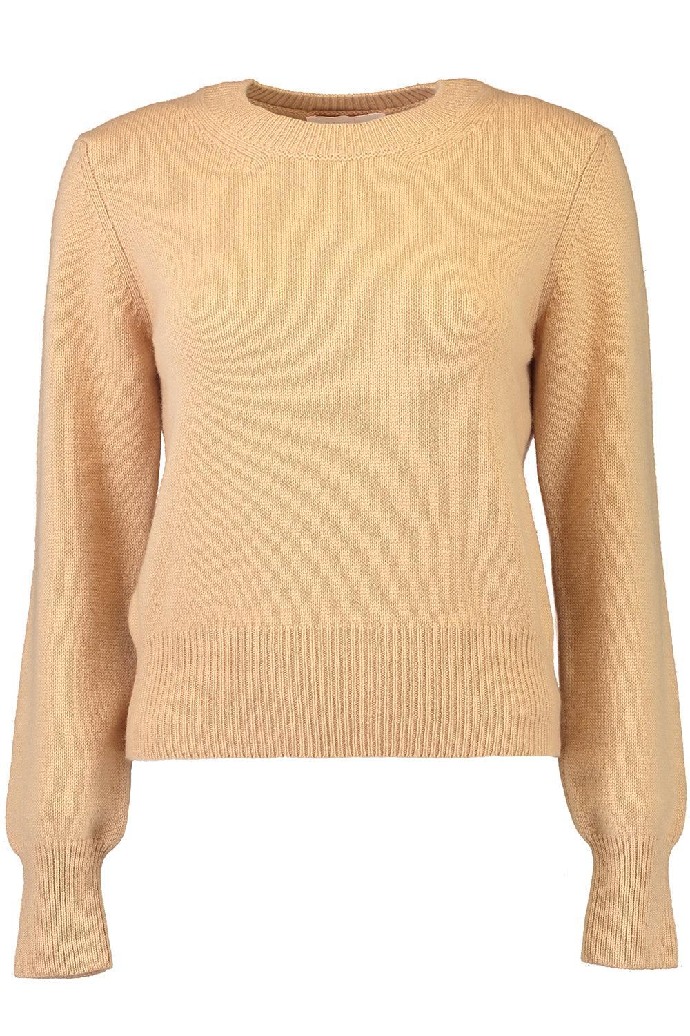 The Cashmere Pullover - Cappucino-BROWN-XS-CLOTHINGTOPSWEATER-MISH