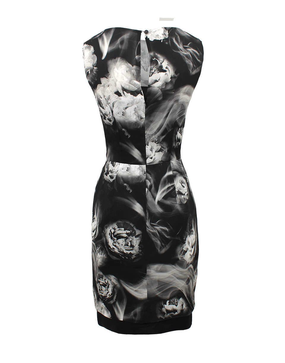 MISHA NONOO-Smoke Print Sheath Dress-